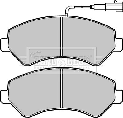 Borg & Beck BBP2394 - Brake Pad Set, disc brake autospares.lv