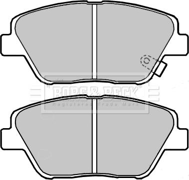 Borg & Beck BBP2391 - Brake Pad Set, disc brake autospares.lv