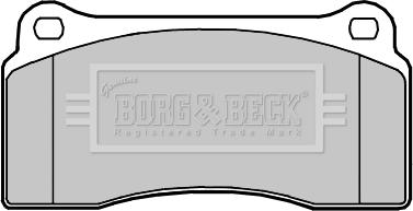 Borg & Beck BBP2358 - Brake Pad Set, disc brake autospares.lv