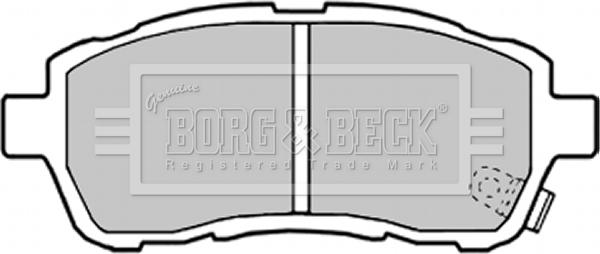 Borg & Beck BBP2304 - Brake Pad Set, disc brake autospares.lv