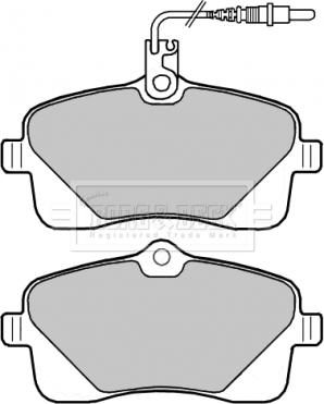 Ferodo FDS1725 - Brake Pad Set, disc brake autospares.lv