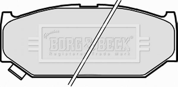 Borg & Beck BBP2311 - Brake Pad Set, disc brake autospares.lv