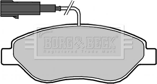 Borg & Beck BBP2318 - Brake Pad Set, disc brake autospares.lv