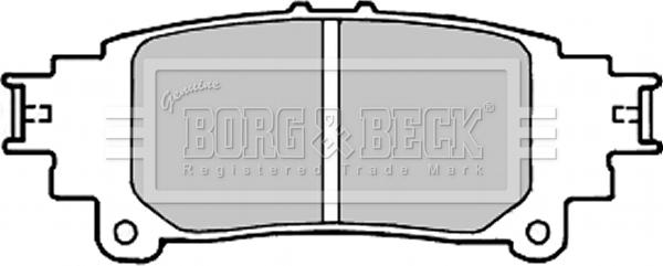 Borg & Beck BBP2336 - Brake Pad Set, disc brake autospares.lv