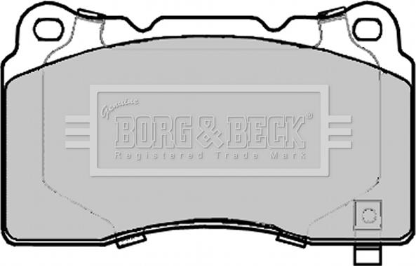 Borg & Beck BBP2290 - Brake Pad Set, disc brake autospares.lv