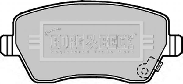 Borg & Beck BBP2297 - Brake Pad Set, disc brake autospares.lv