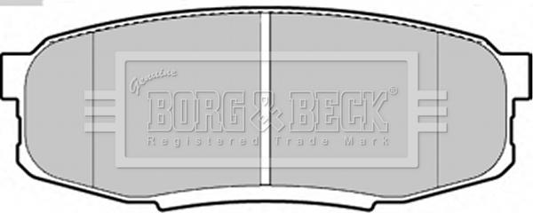 Borg & Beck BBP2244 - Brake Pad Set, disc brake autospares.lv