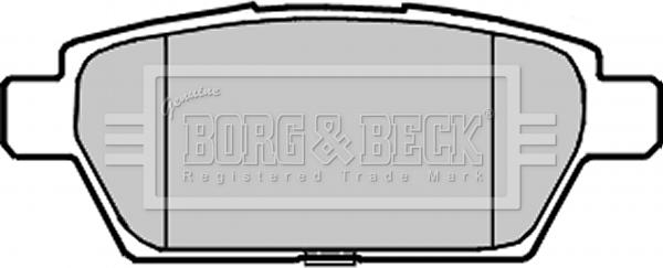 Borg & Beck BBP2239 - Brake Pad Set, disc brake autospares.lv