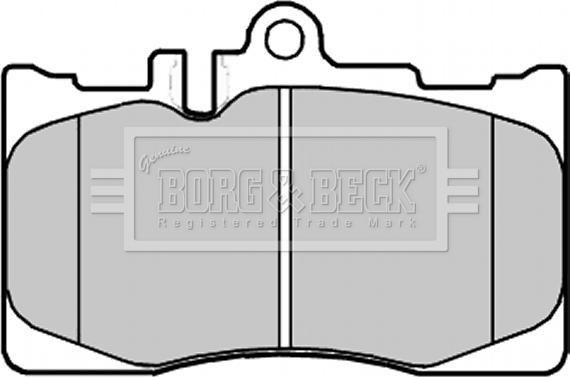 Borg & Beck BBP2230 - Brake Pad Set, disc brake autospares.lv