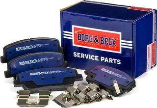 Borg & Beck BBP2238 - Brake Pad Set, disc brake autospares.lv
