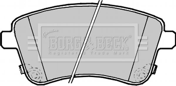 Borg & Beck BBP2233 - Brake Pad Set, disc brake autospares.lv
