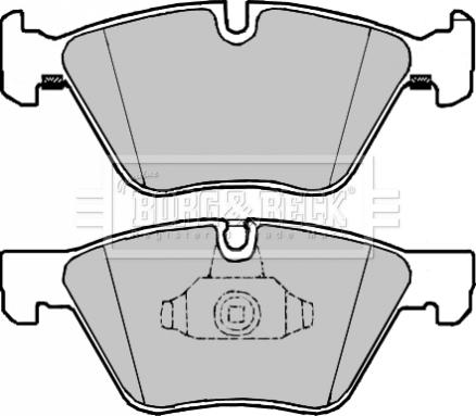 Borg & Beck BBP2224 - Brake Pad Set, disc brake autospares.lv