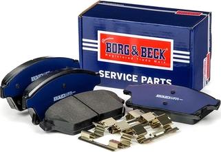 Borg & Beck BBP2228 - Brake Pad Set, disc brake autospares.lv