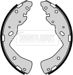 Borg & Beck BBS6453 - Brake Shoe Set autospares.lv