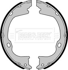 Borg & Beck BBS6489 - Brake Shoe Set, parking brake autospares.lv