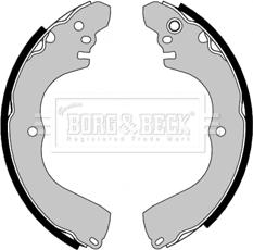 Borg & Beck BBS6484 - Brake Shoe Set, parking brake autospares.lv