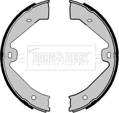 Borg & Beck BBS6482 - Brake Shoe Set, parking brake autospares.lv