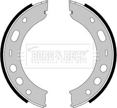 Borg & Beck BBS6477 - Brake Shoe Set, parking brake autospares.lv