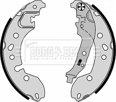 Borg & Beck BBS6511 - Brake Shoe Set autospares.lv