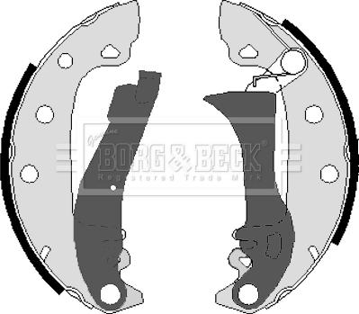 Borg & Beck BBS6095 - Brake Shoe Set autospares.lv