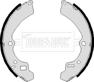 Borg & Beck BBS6069 - Brake Shoe Set autospares.lv