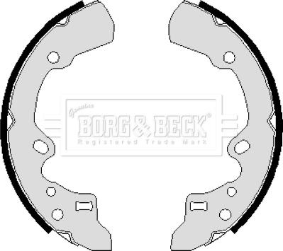 Borg & Beck BBS6063 - Brake Shoe Set autospares.lv