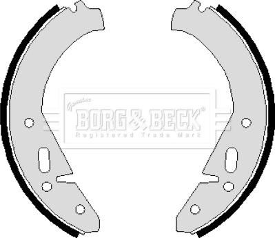 Borg & Beck BBS6081 - Brake Shoe Set autospares.lv