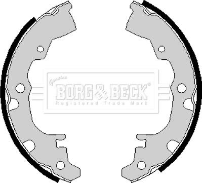 Borg & Beck BBS6144 - Brake Shoe Set autospares.lv