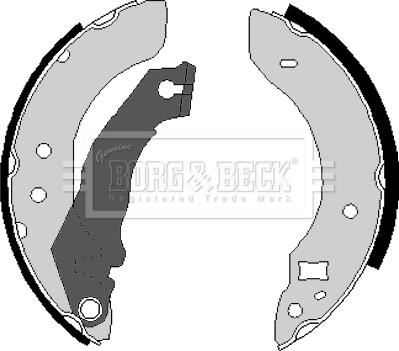 Borg & Beck BBS6162 - Brake Shoe Set autospares.lv