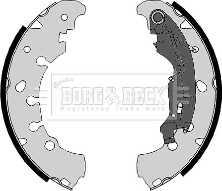 Borg & Beck BBS6364 - Brake Shoe Set autospares.lv