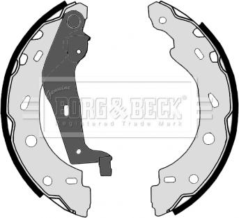 Borg & Beck BBS6309 - Brake Shoe Set autospares.lv