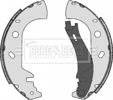 Borg & Beck BBS6301 - Brake Shoe Set autospares.lv