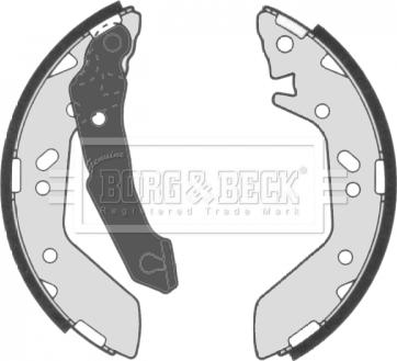 Borg & Beck BBS6311 - Brake Shoe Set autospares.lv