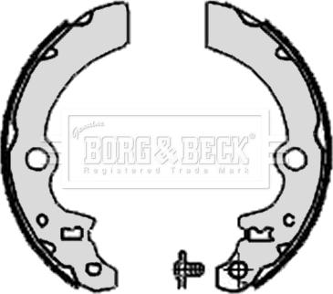 Borg & Beck BBS6333 - Brake Shoe Set autospares.lv