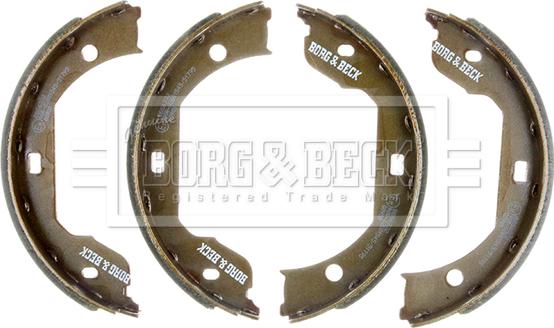 Borg & Beck BBS6332 - Brake Shoe Set, parking brake autospares.lv