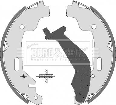 Borg & Beck BBS6326 - Brake Shoe Set autospares.lv