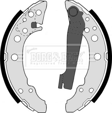 Borg & Beck BBS6379 - Brake Shoe Set autospares.lv