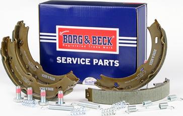 Borg & Beck BBS6371 - Brake Shoe Set, parking brake autospares.lv