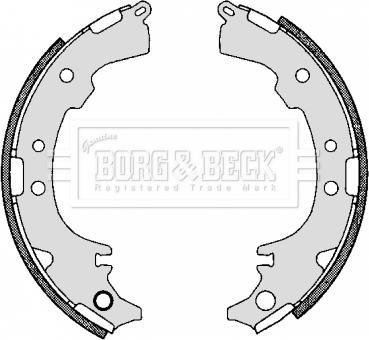 Borg & Beck BBS6295 - Brake Shoe Set autospares.lv