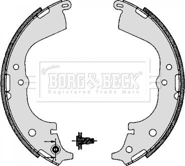 Borg & Beck BBS6291 - Brake Shoe Set autospares.lv