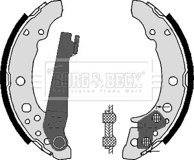 Borg & Beck BBS6248 - Brake Shoe Set autospares.lv