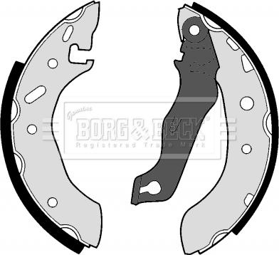 Borg & Beck BBS6256 - Brake Shoe Set autospares.lv