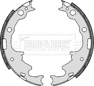 Borg & Beck BBS6269 - Brake Shoe Set autospares.lv