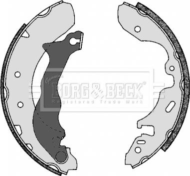 Borg & Beck BBS6264 - Brake Shoe Set autospares.lv