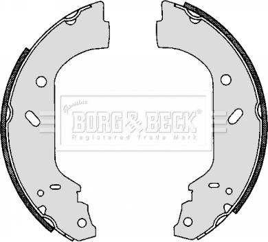 Borg & Beck BBS6265 - Brake Shoe Set autospares.lv