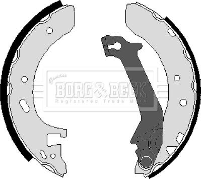 Borg & Beck BBS6216 - Brake Shoe Set autospares.lv