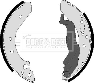 Borg & Beck BBS6223 - Brake Shoe Set autospares.lv