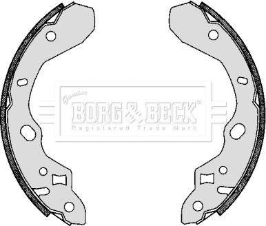 Borg & Beck BBS6275 - Brake Shoe Set autospares.lv