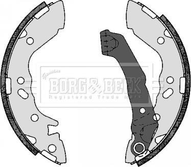 Borg & Beck BBS6271 - Brake Shoe Set autospares.lv