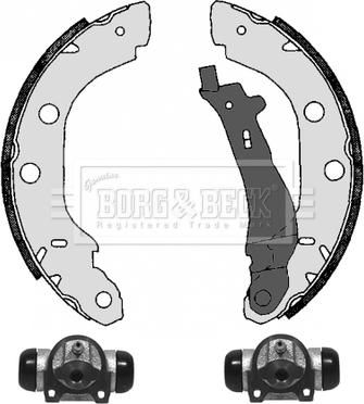 Borg & Beck BBS1053K - Brake Shoe Set autospares.lv